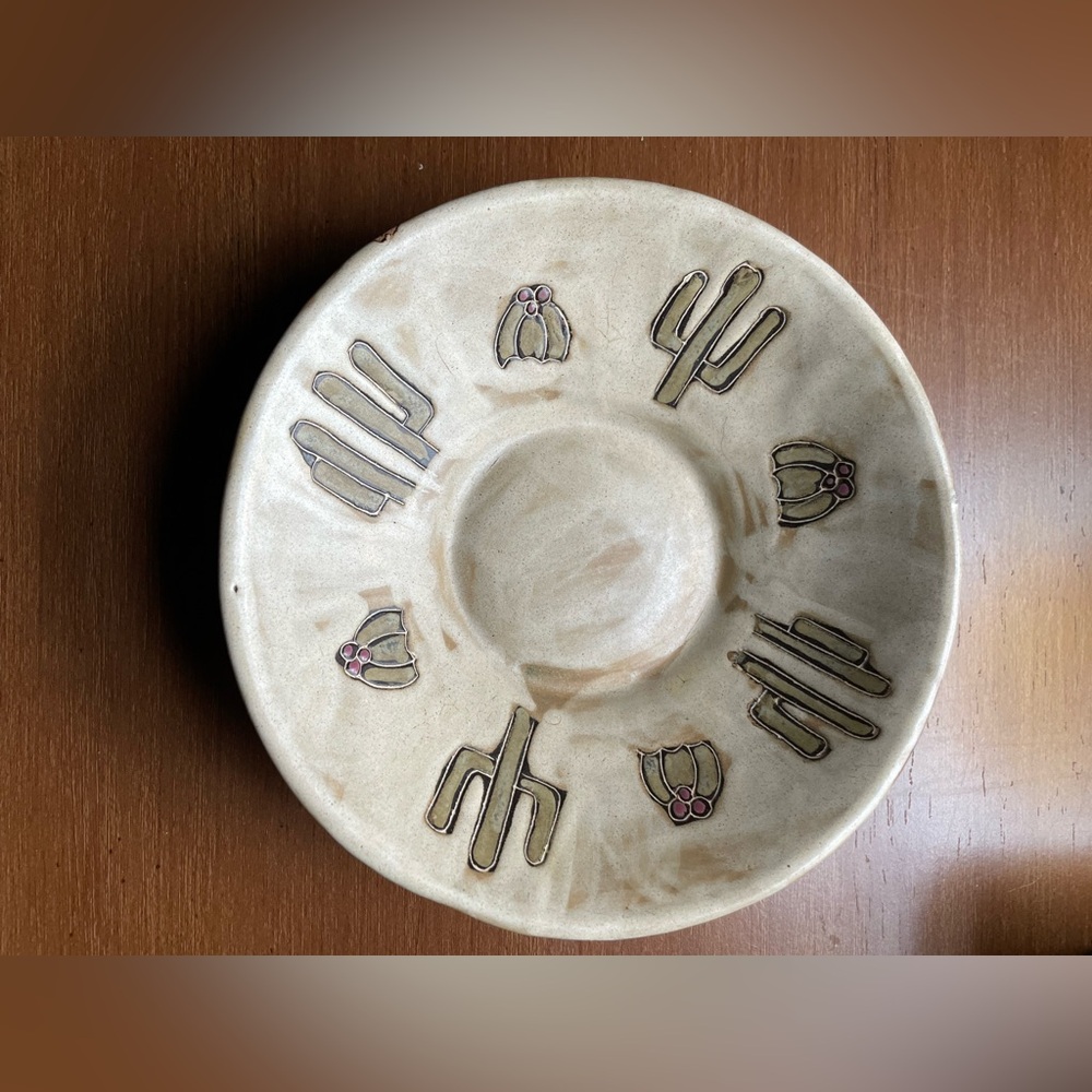 Design by Mara Mexico Cactus Southwest Handmade Ceramic Bowl